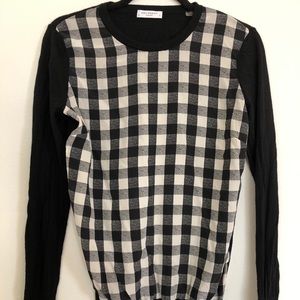 Equipment Buffalo Check Sweater